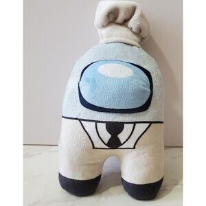 Among Us Plush White Crewmate My Name Chef Hat Videogame Figure 8"